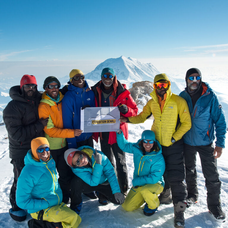 James Edward Mills with the Everest Team